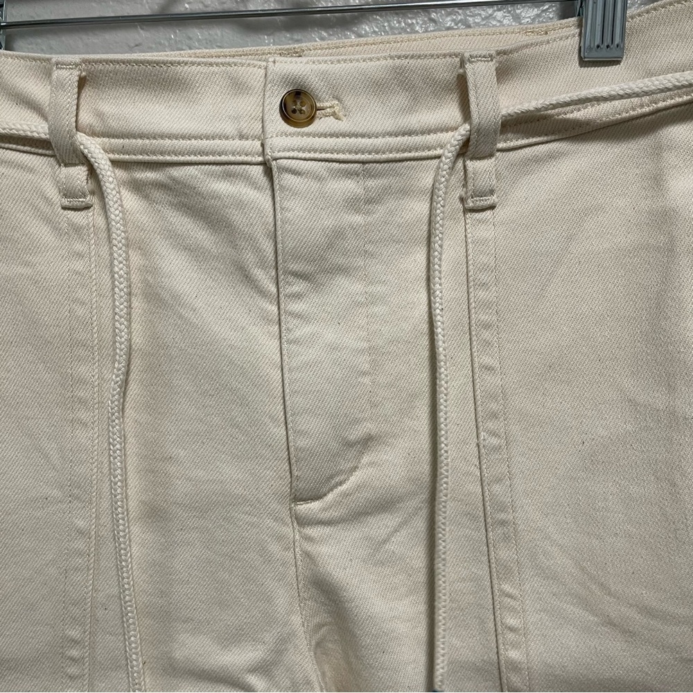 J.Crew Seamed Straight Leg Jean in All Day Stretch W Rope-Tie Waist Size 27 - Picture 3 of 6